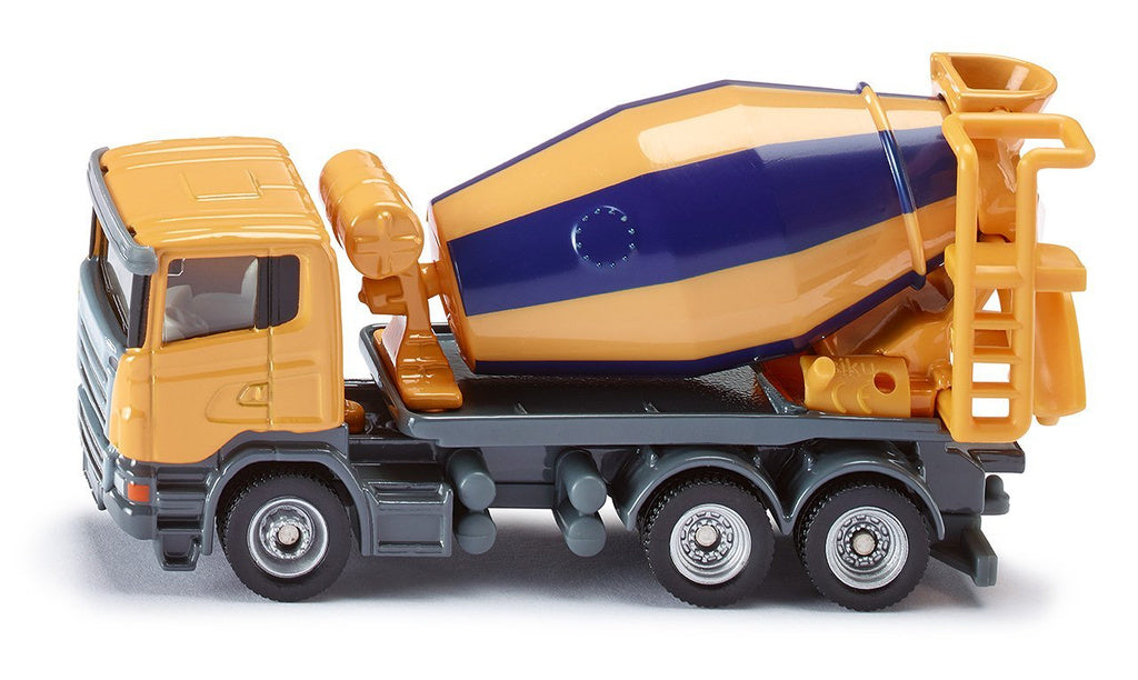 Scania Cementbil 1:87 Siku 1896 Orange H0 Cementblandare 9,5cm Ny