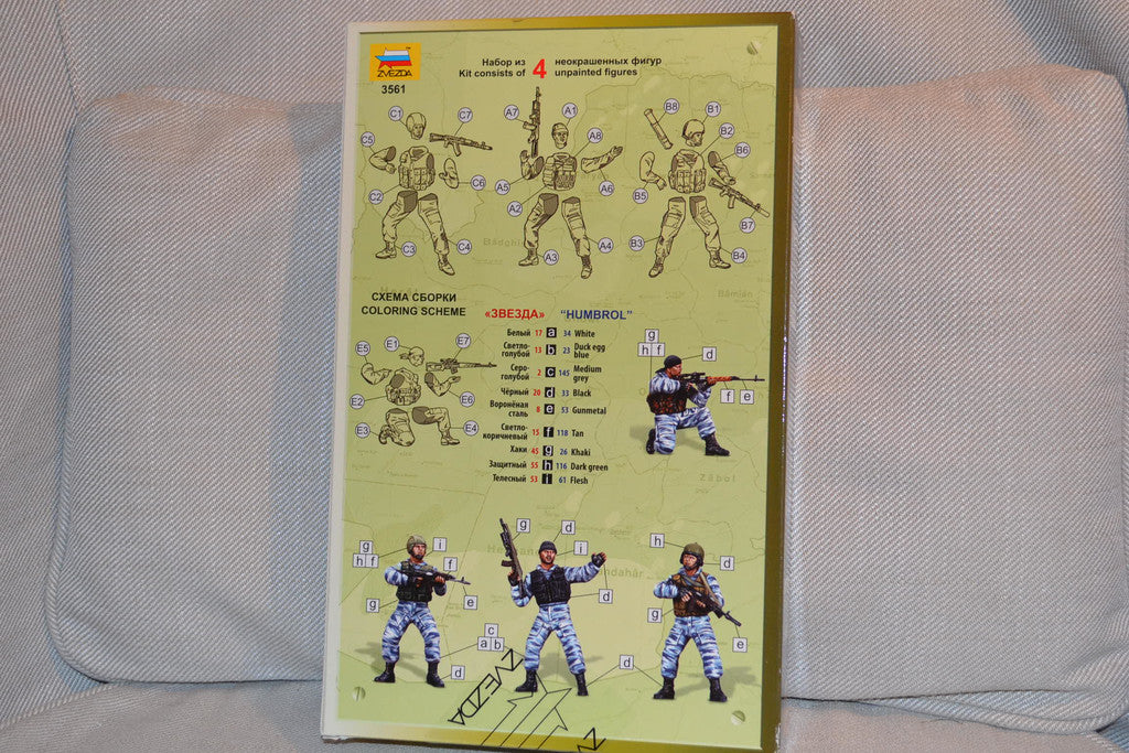 Ryska Specialstyrkor Nutida /Russian Special Forces 1:35 Zvezda 3561 Ny