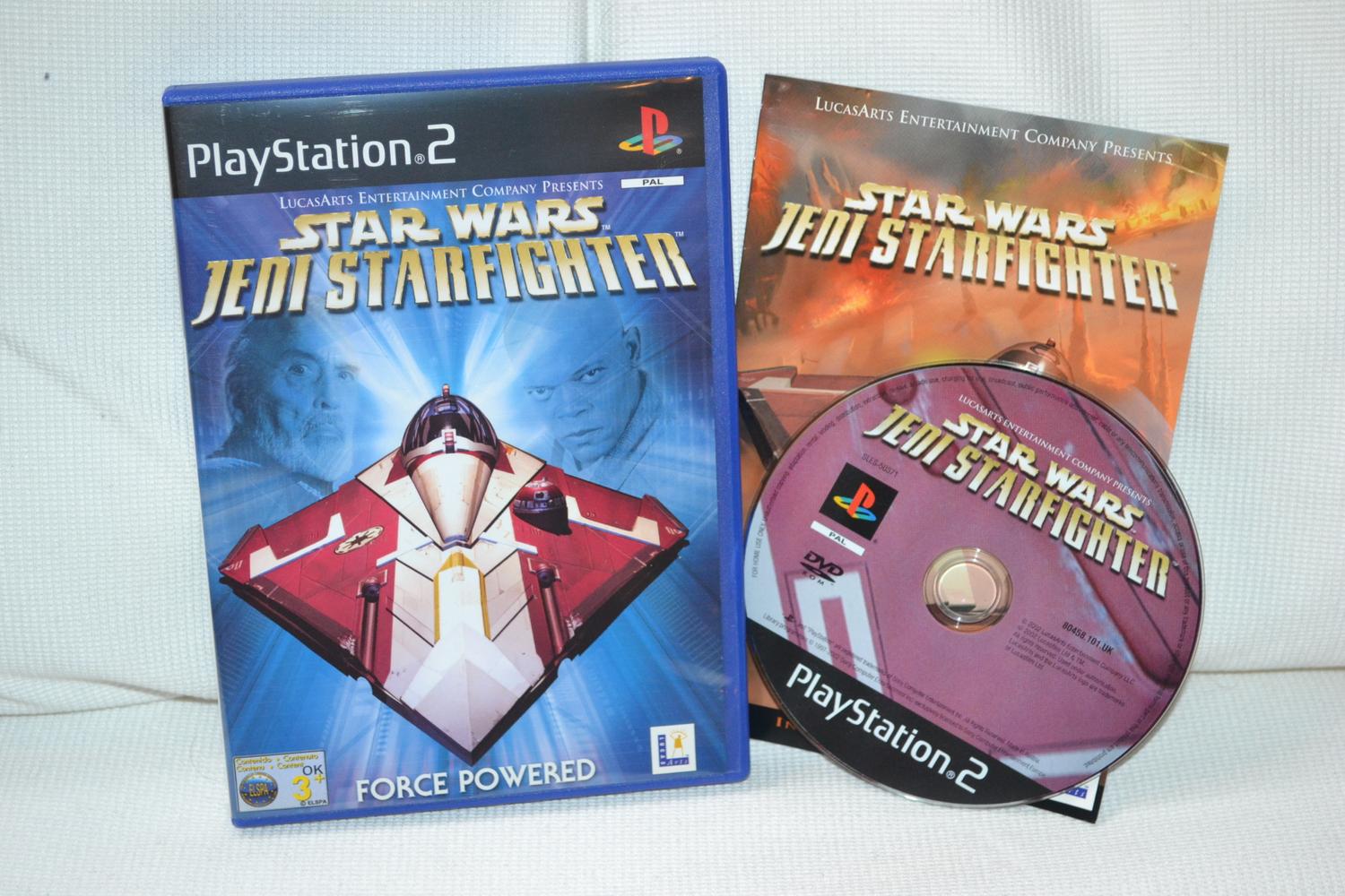 Star Wars: Jedi Starfighter PS2 Playstation 2 Komplett Fint Skick