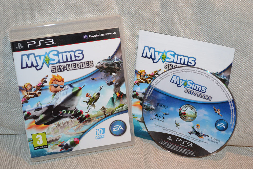 Mysims Sky-Heroes PS3 Playstation 3 Komplett Fint Skick