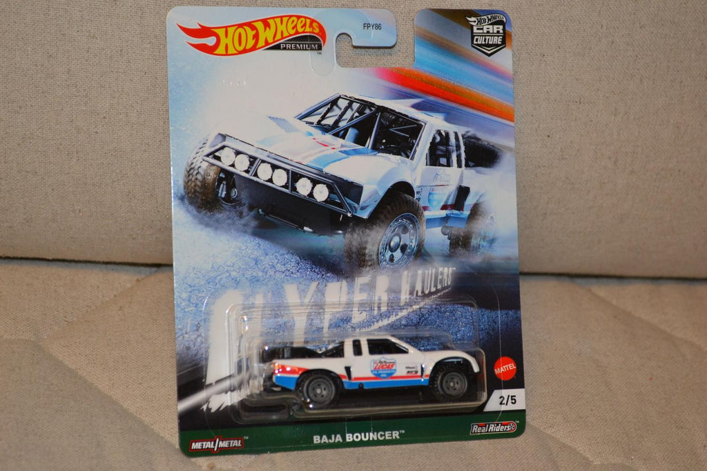 Baja Bouncer Vit 1:64 Hot Wheels (Hyper Trucks Premium) 7cm Ny