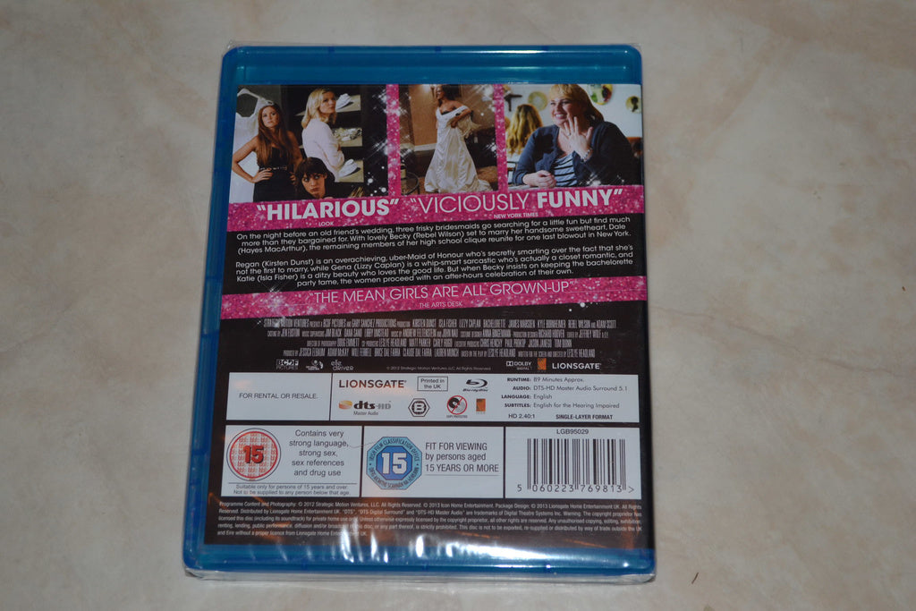 Bachelorette (2012) Film Bluray Nyskick