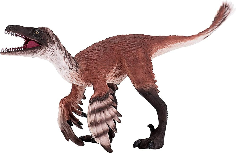 Troodon m. Rörlig Käke Fågel Dinosaurie Mojo 387389 Figur Djur 22cm Ny