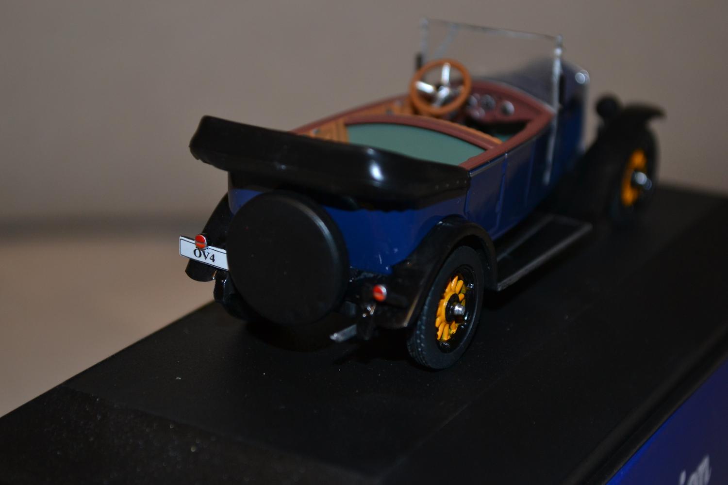Volvo Öv4 Jakob 1927-1929 Svart/Blå 1:43 Editions Atlas 9,5cm Ny