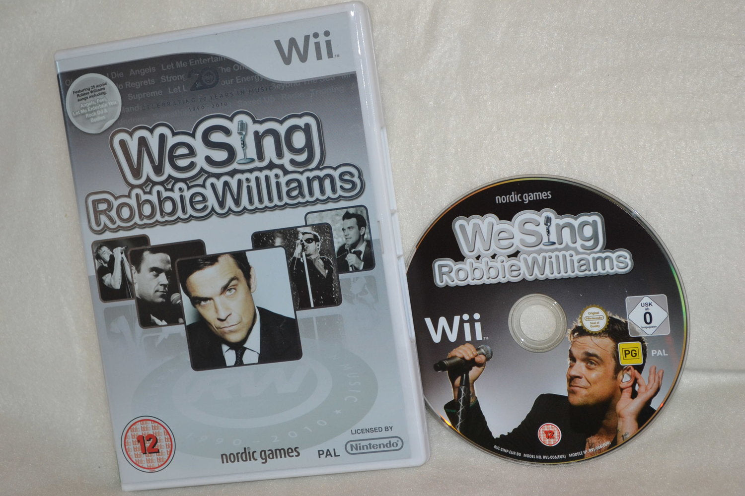 We Sing Robbie Williams Wii Nintendo (Utan Manual) Fint Skick