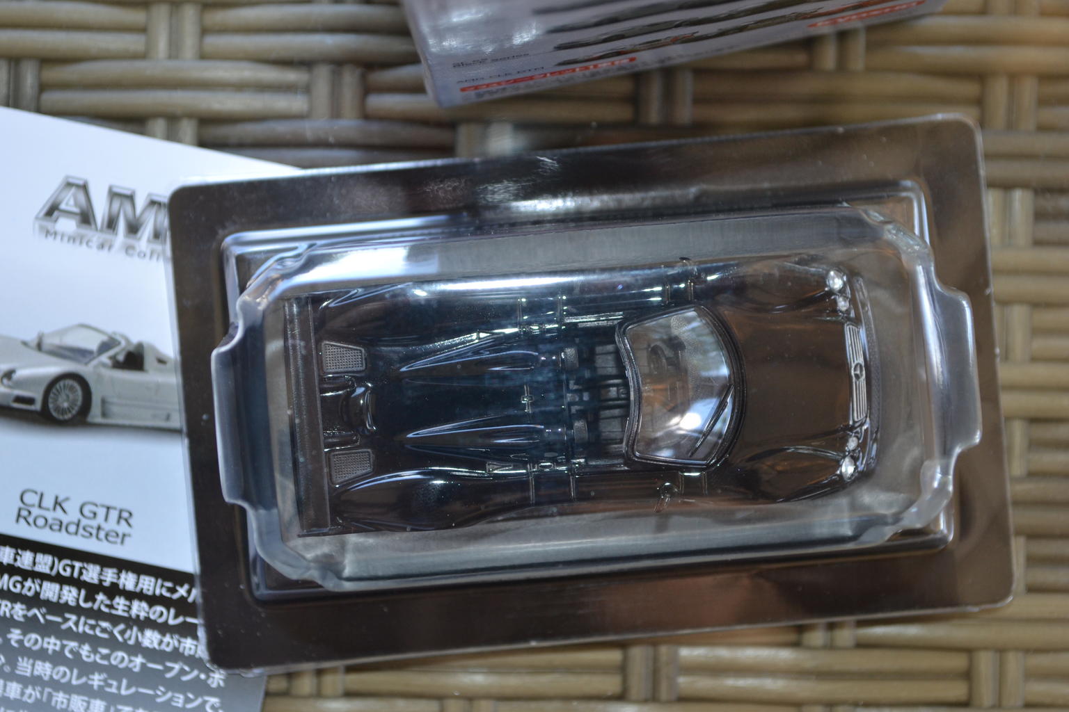 CLK GTR Roadster Mercedes-Benz 1:64 KYOSHO Japan Svart Metal