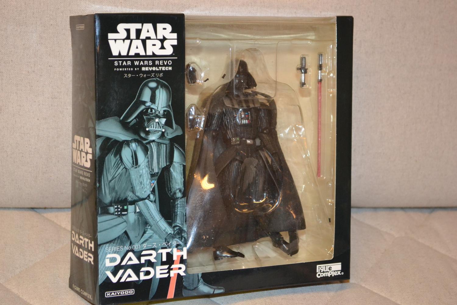 Darth Vader Figur Kaiyodo Revoltech 16cm JAPAN Ny