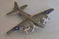B-17 Grå USA Flygplan 5cm Andra Världskriget WW2 Rörlig Prop