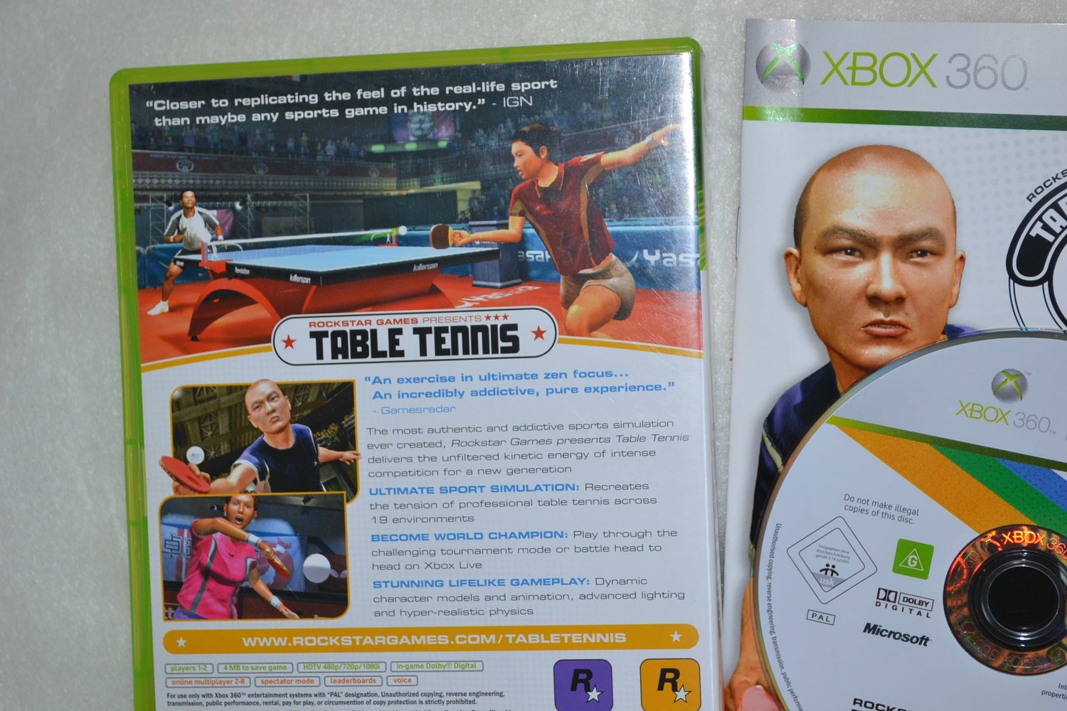 Table Tennis Xbox 360 Komplett Fint Skick