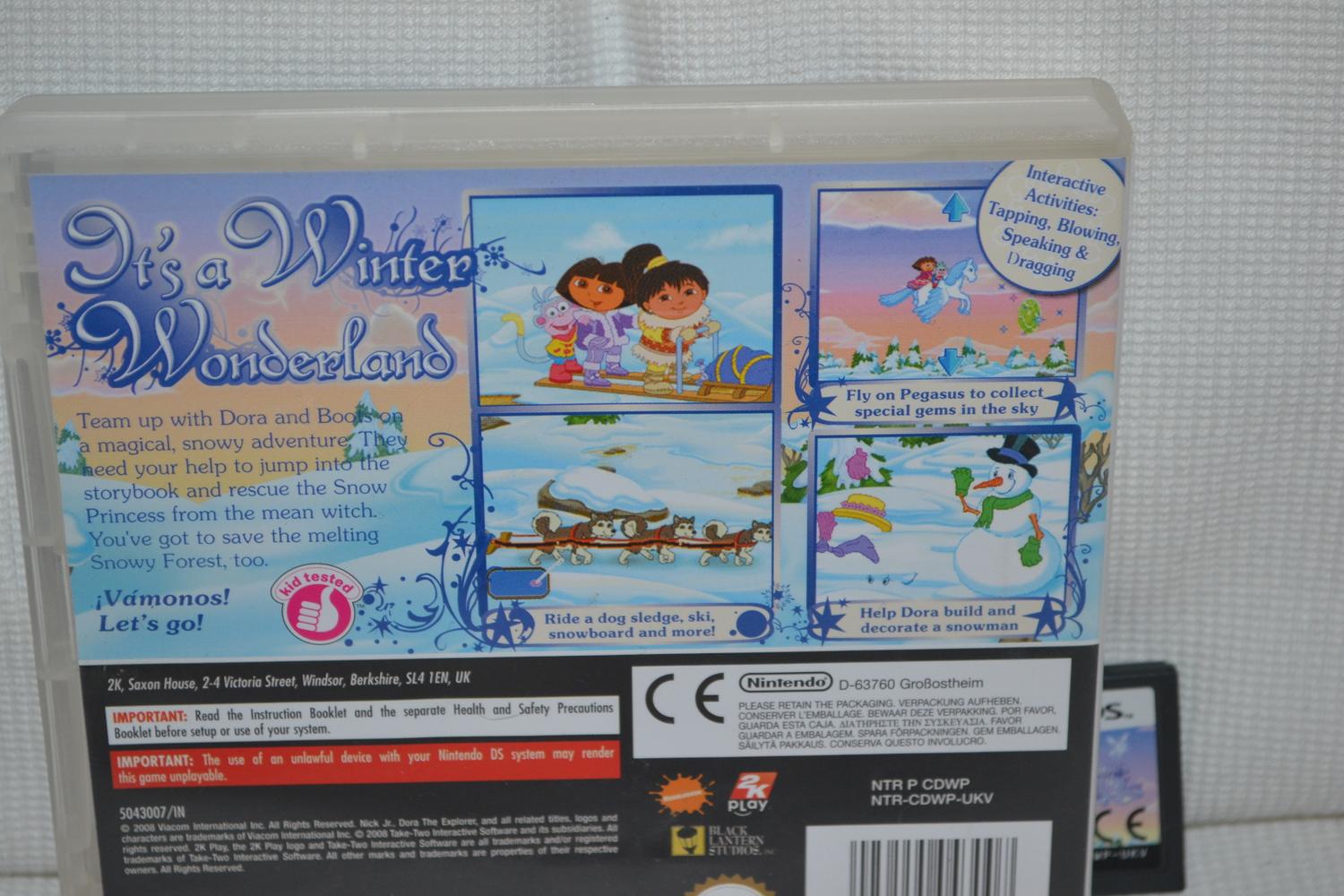 Dora the Explorer Saves the Snow Princess NDS Nintendo DS (Utan Manual)
