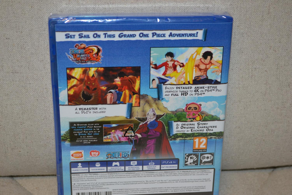 One Piece Unlimited World Red Deluxe Edition PS4 Playstation 4 Ny Inplastad