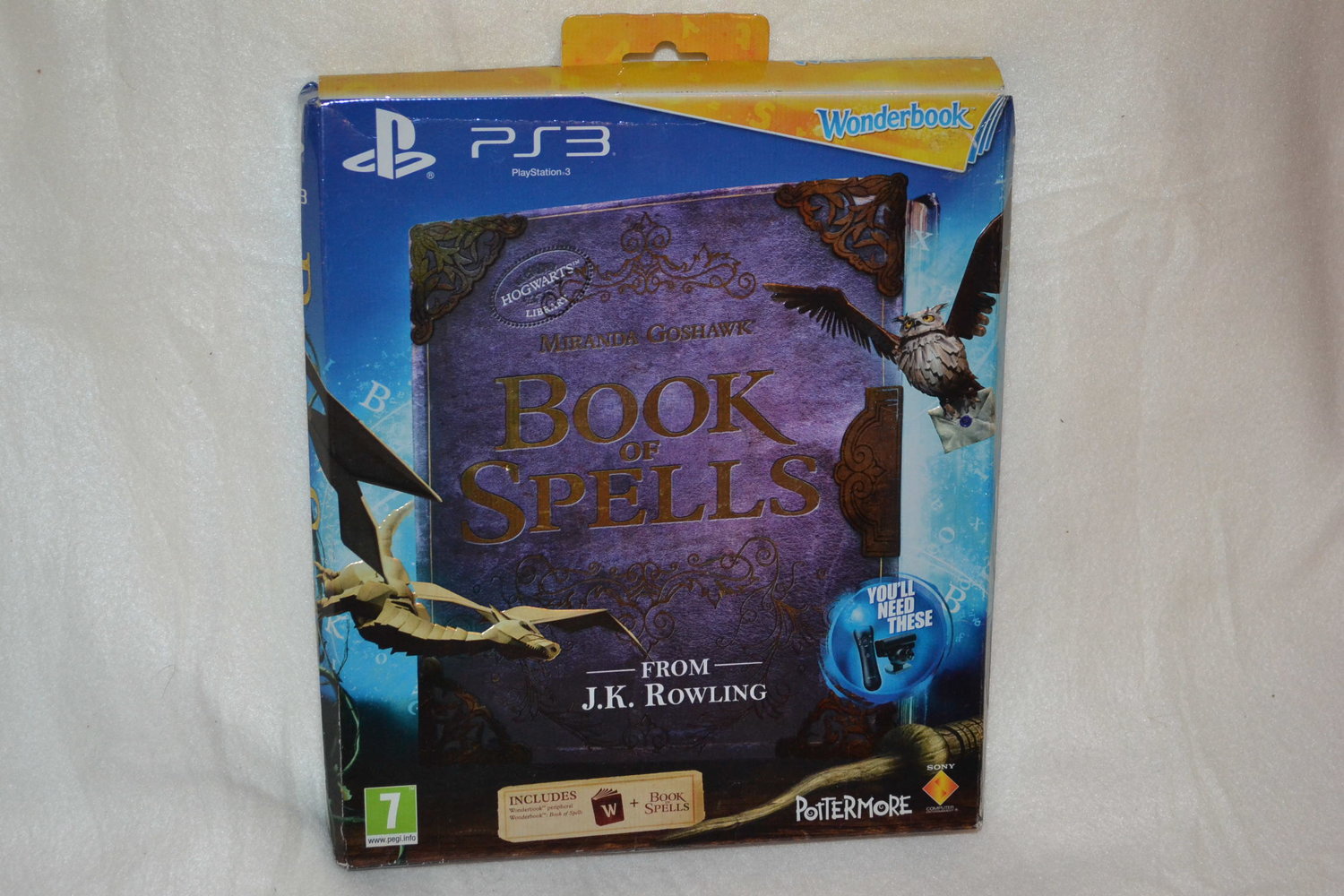Wonderbook: Book of Spells (M. Boken, Stor Förpackning) PS3 Komplett