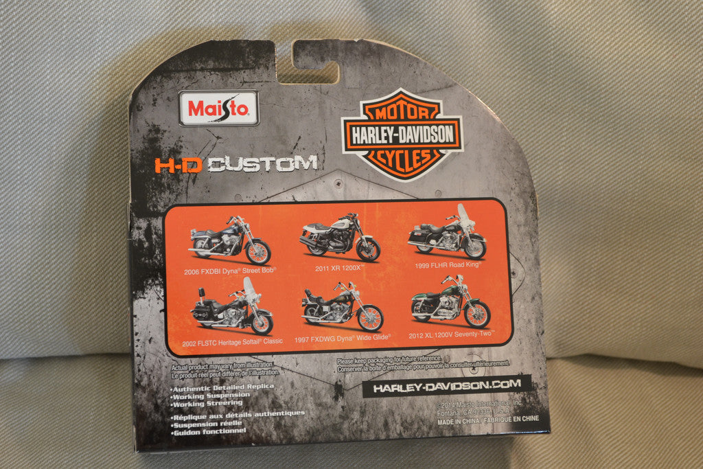 2011 XR 1200X Vit (1:18 Maisto) Harley Davidson Motorcykel N