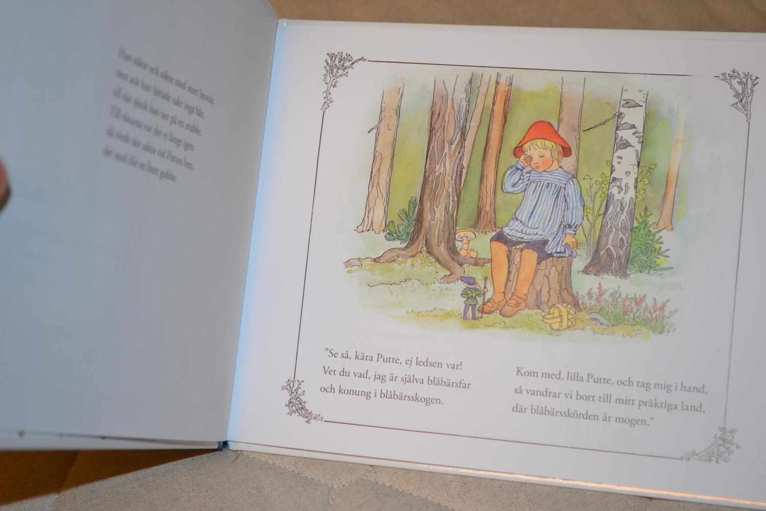 Puttes Äventyr i Blåbärsskogen Elsa Beskow 2022 Bonnier Carlsen Ny