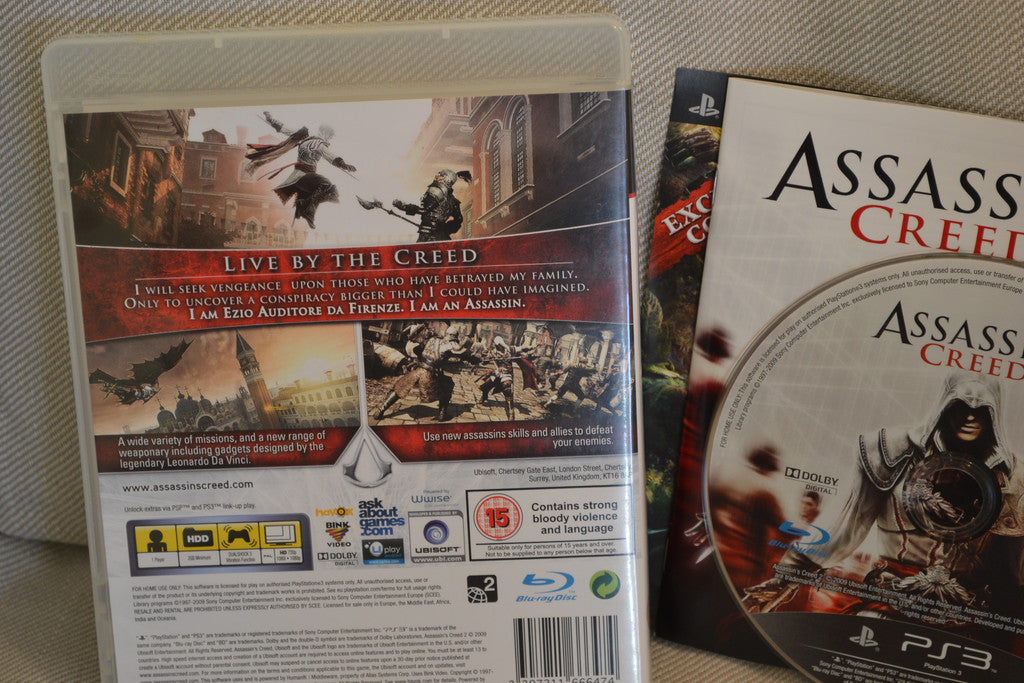 Assassin's Creed II 2 PS3 Playstation 3 Komplett Assassins Fint Skick