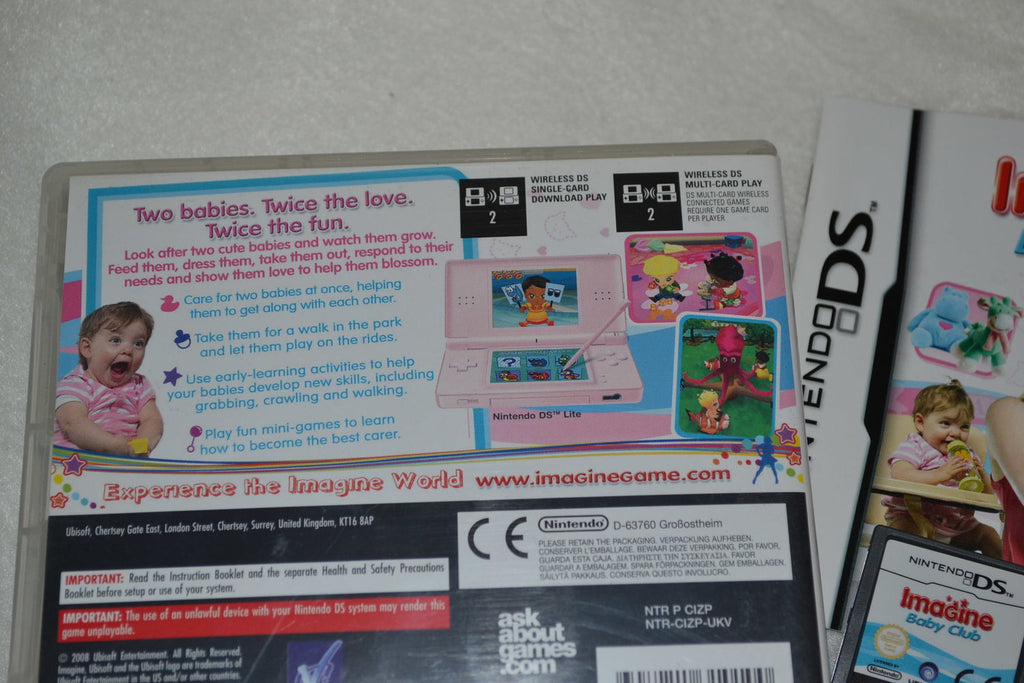 Imagine Baby Club NDS Nintendo DS Fint Skick