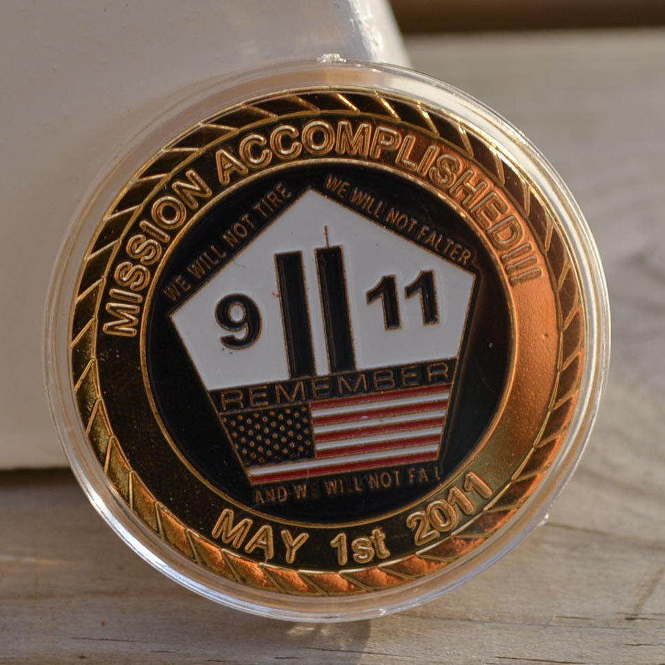 Osama Binladin DEAD (Mission Accomplished) 911 Mynt Minnes G