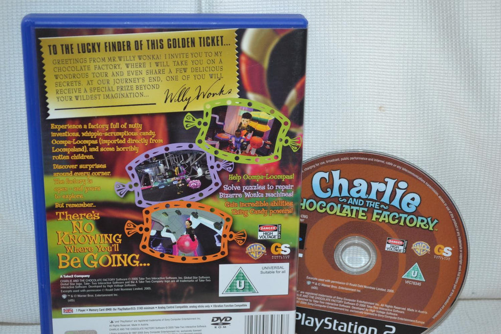 Charlie and The Chocolate Factory PS2 Playstation 2 (Utan Manual) Fint Skick