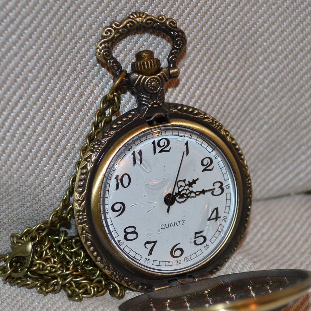 Varg Stark fr. Game of Thrones Fickur Brons Klocka Halsband Ny