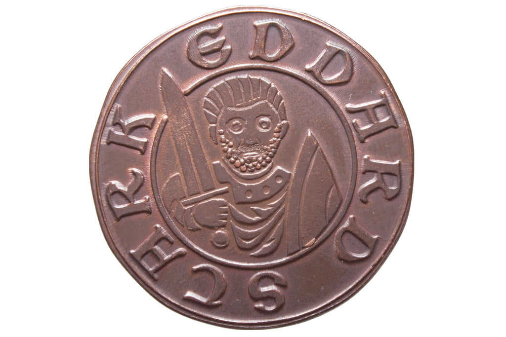 Half Goat of Eddard Stark Koppar Mynt fr. Game of Thrones Sh
