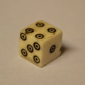 Replica Viking Age Bone Dice Ben Tärning Viking (Koben) 1cm Ny