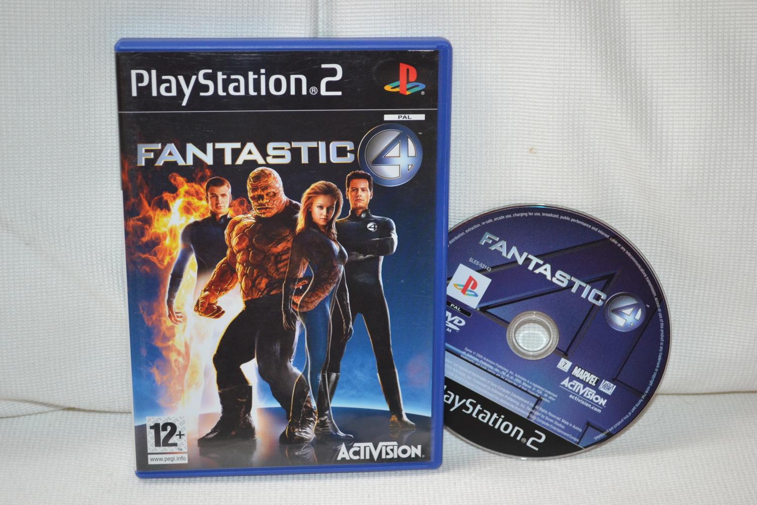 Fantastic Four PS2 Playstation 2 (Utan Manual) Fint Skick