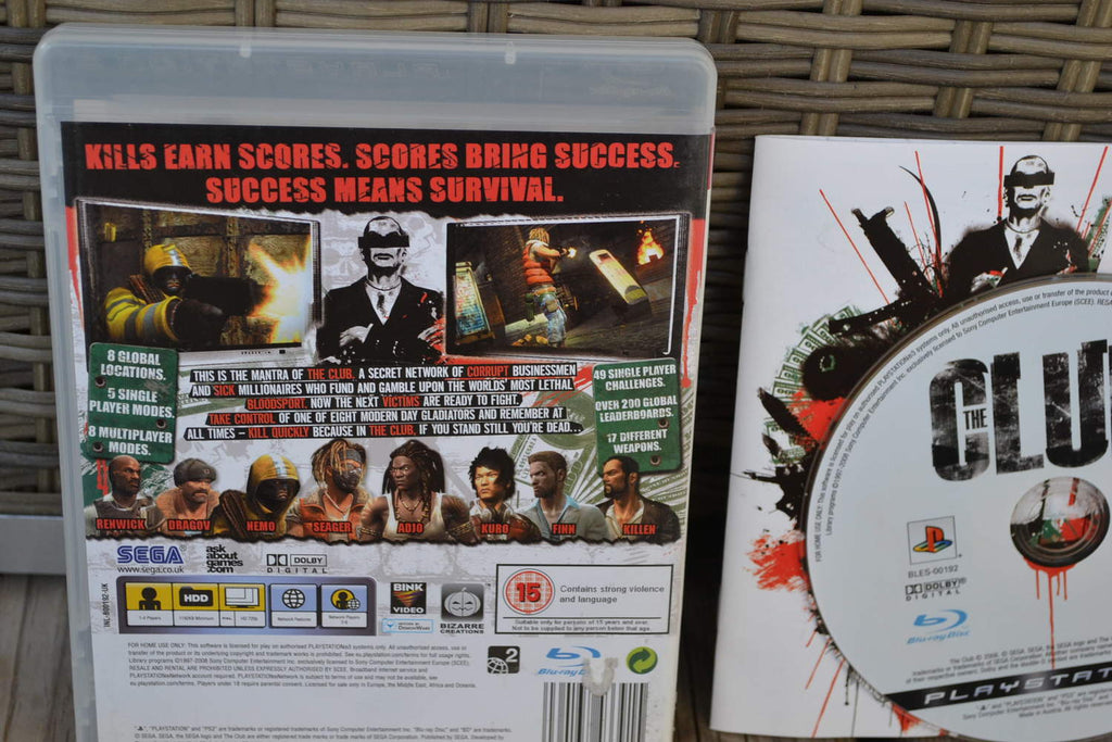 The Club PS3 Playstation 3 Komplett Fint Skick