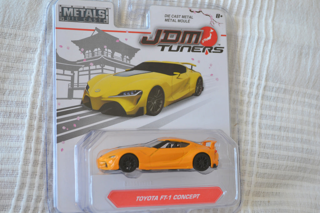 Toyota FT-1 Concept Gul 1:64 Jada Toys (JDM Tuners) Ny