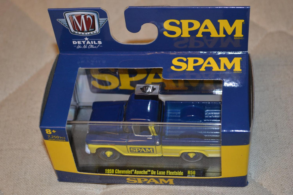 1959 Chevrolet Apache De Luxe Fleetside 1:64 M2 Machines (Auto-Meets 56) 7cm Ny