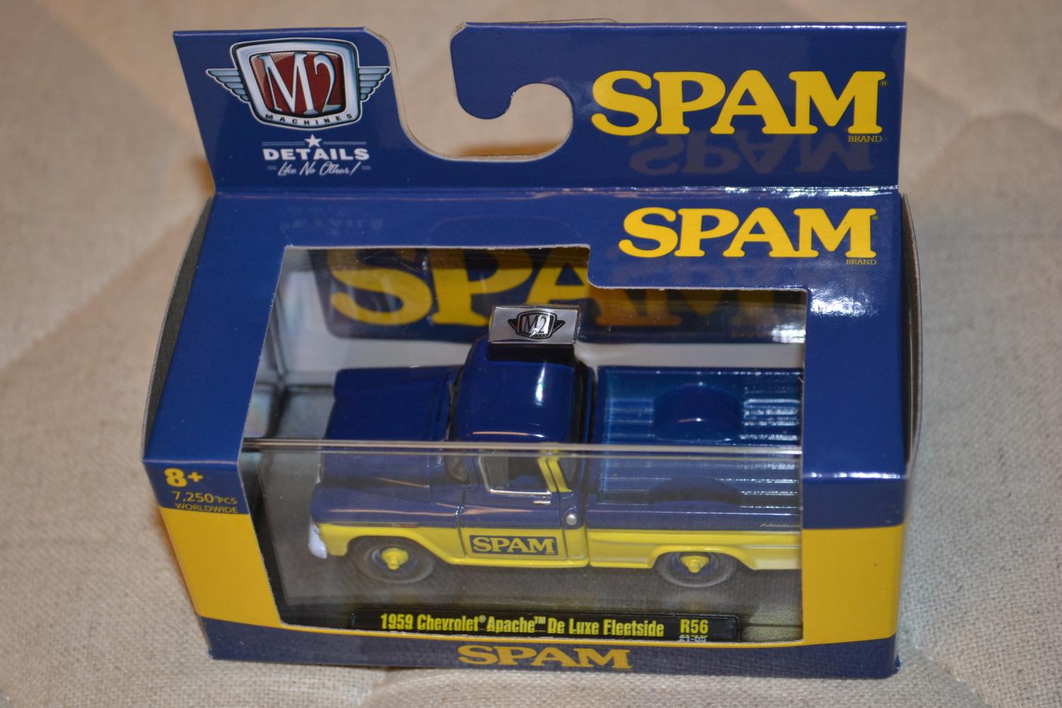 1959 Chevrolet Apache De Luxe Fleetside 1:64 M2 Machines (Auto-Meets 56) 7cm Ny