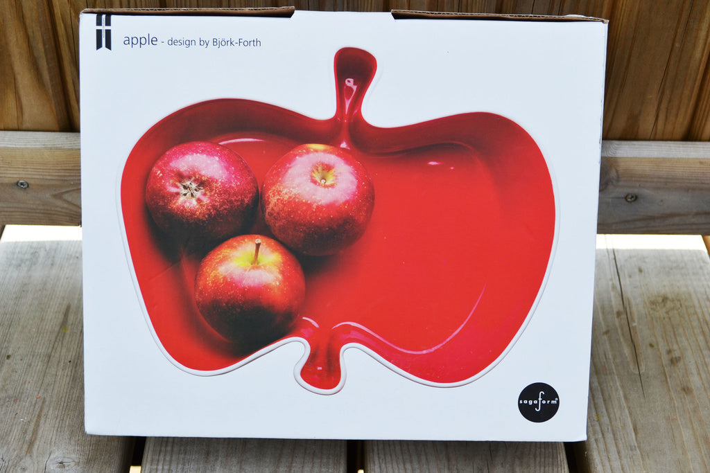 Äpple Skål Sagaform Vit/Röd Servering Inredning Ny