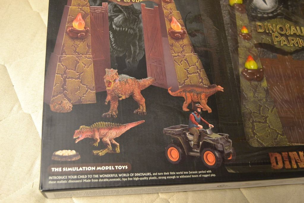 Lekset Port Dinosaurie Park Tillbehör Dinosaurier Animal Universe 13-30cm Ny