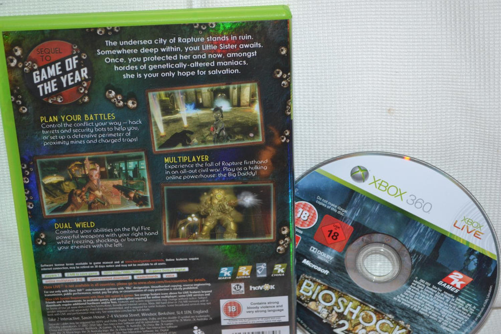 Bioshock 2 Xbox 360 Utan Manual Fint Skick