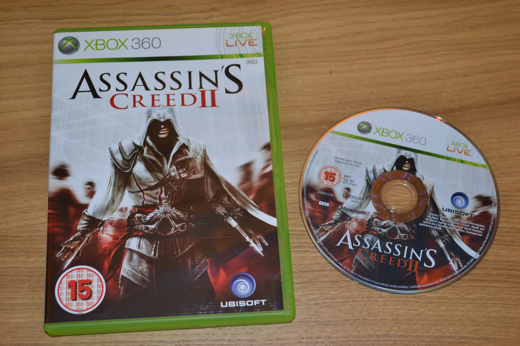 Assassin's Creed II 2 Xbox 360 "Assassins" (Utan Manual) Fint Skick