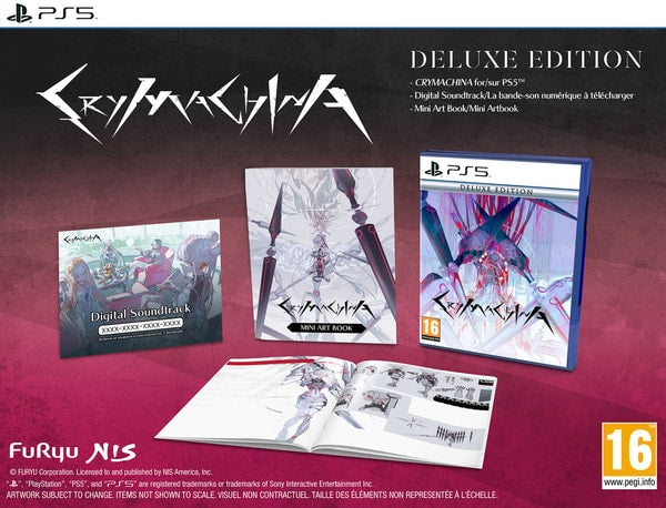 Crymachina Deluxe Edition PS5 (Med artbook, soundtrack) Playstation 5 Ny