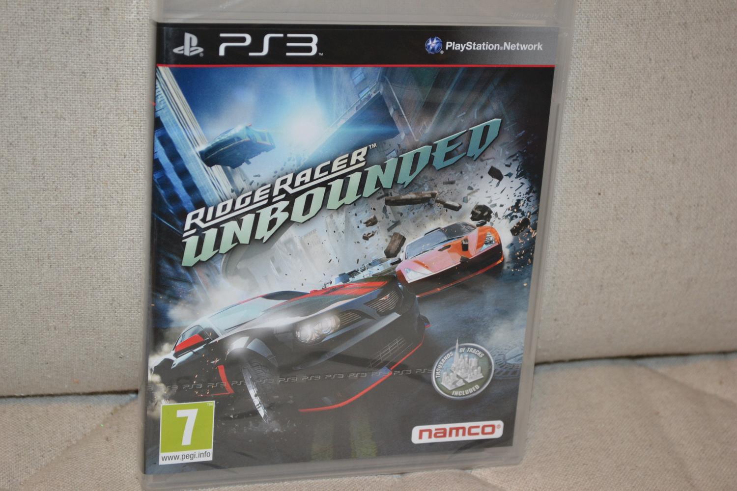 Ridge Racer Unbounded PS3 Playstation 3 Ny Inplastad