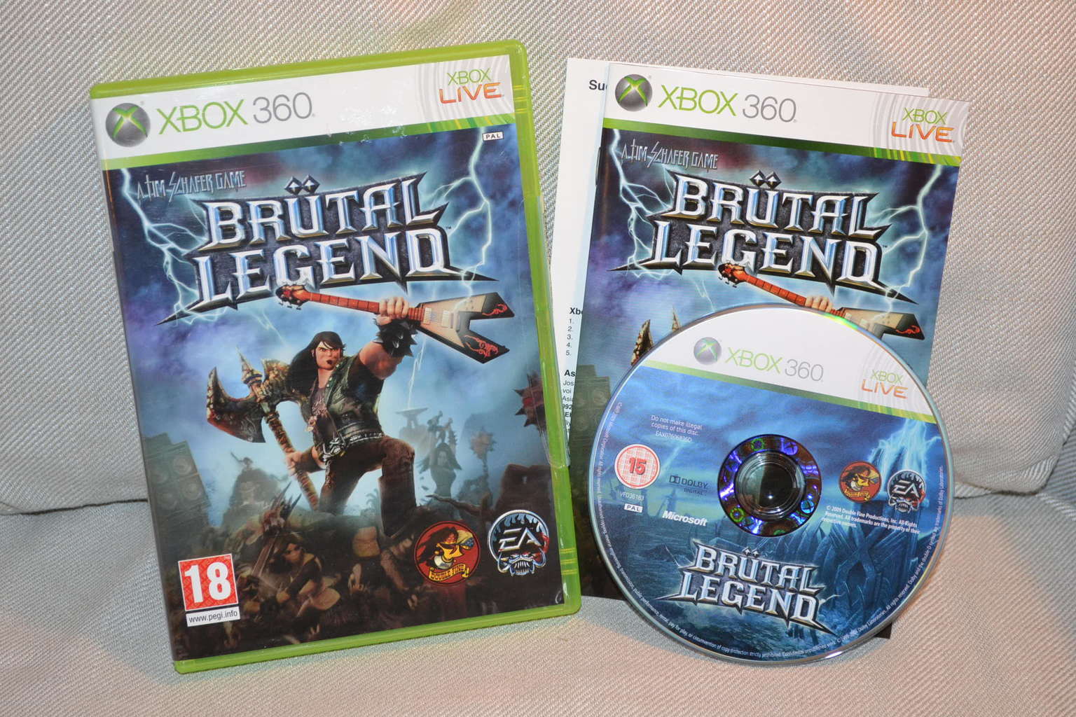 Brutal Legend (Xbox 360) Komplett ENG Fint Skick