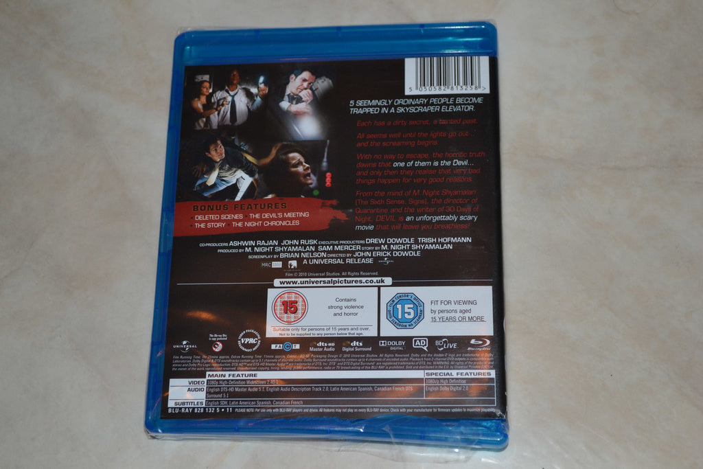 DEVIL (2010) Film Bluray Nyskick