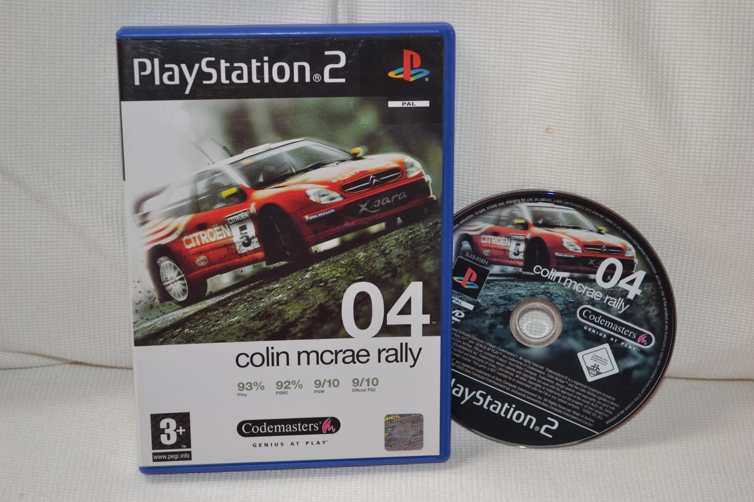 Colin McRae Rally 04 PS2 Playstation 2 (Utan Manual) Fint Skick