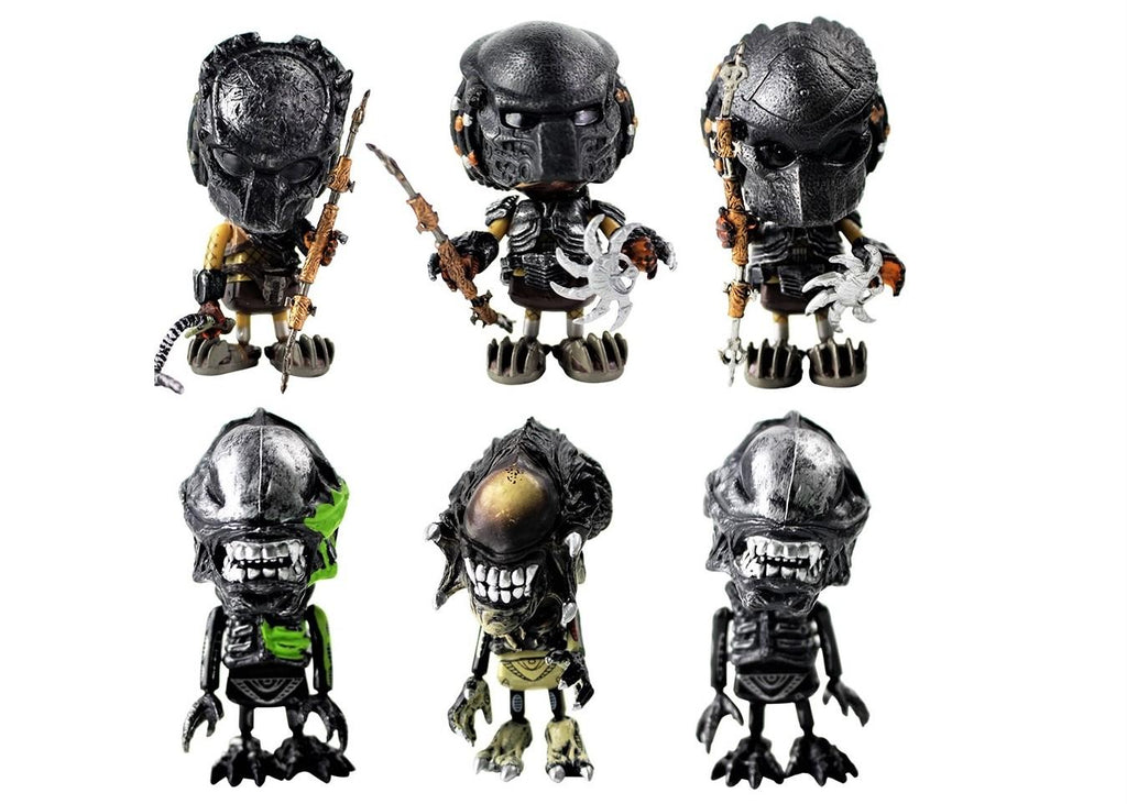 6st Figurer Aliens vs Predator Requiem Cosby Hot Toys Limited 6cm Ny