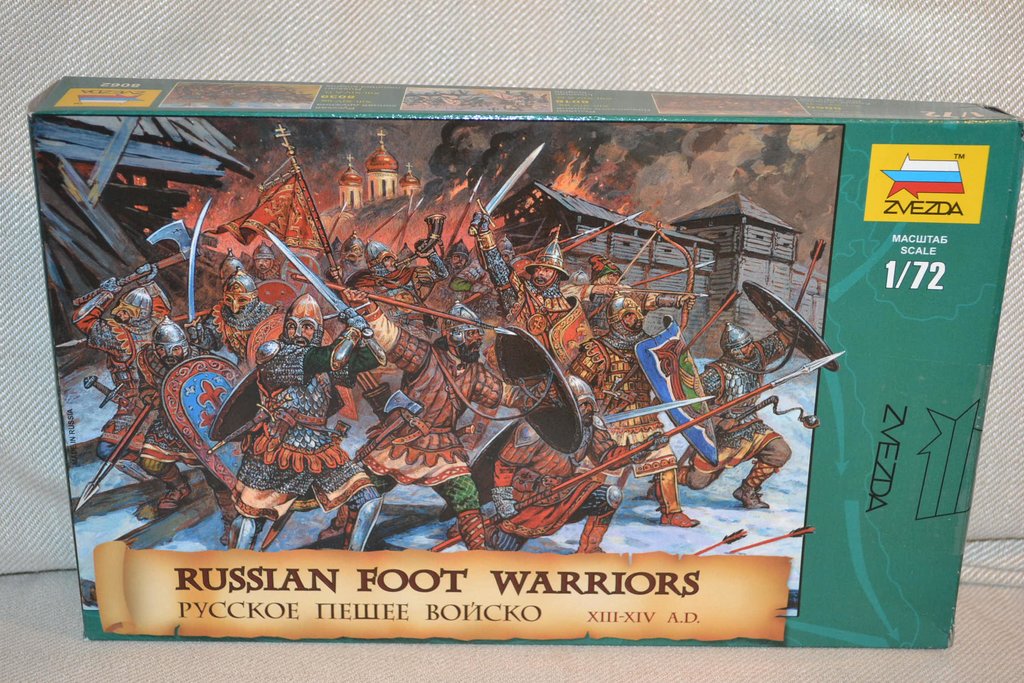 Russian Foot Warriors 12-1300talet 1:72 Zvezda (ZV8062) 44st