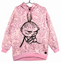 Lilla My Mumin Prickig Ljusrosa Huvtröja Hoodie Strl M Ny