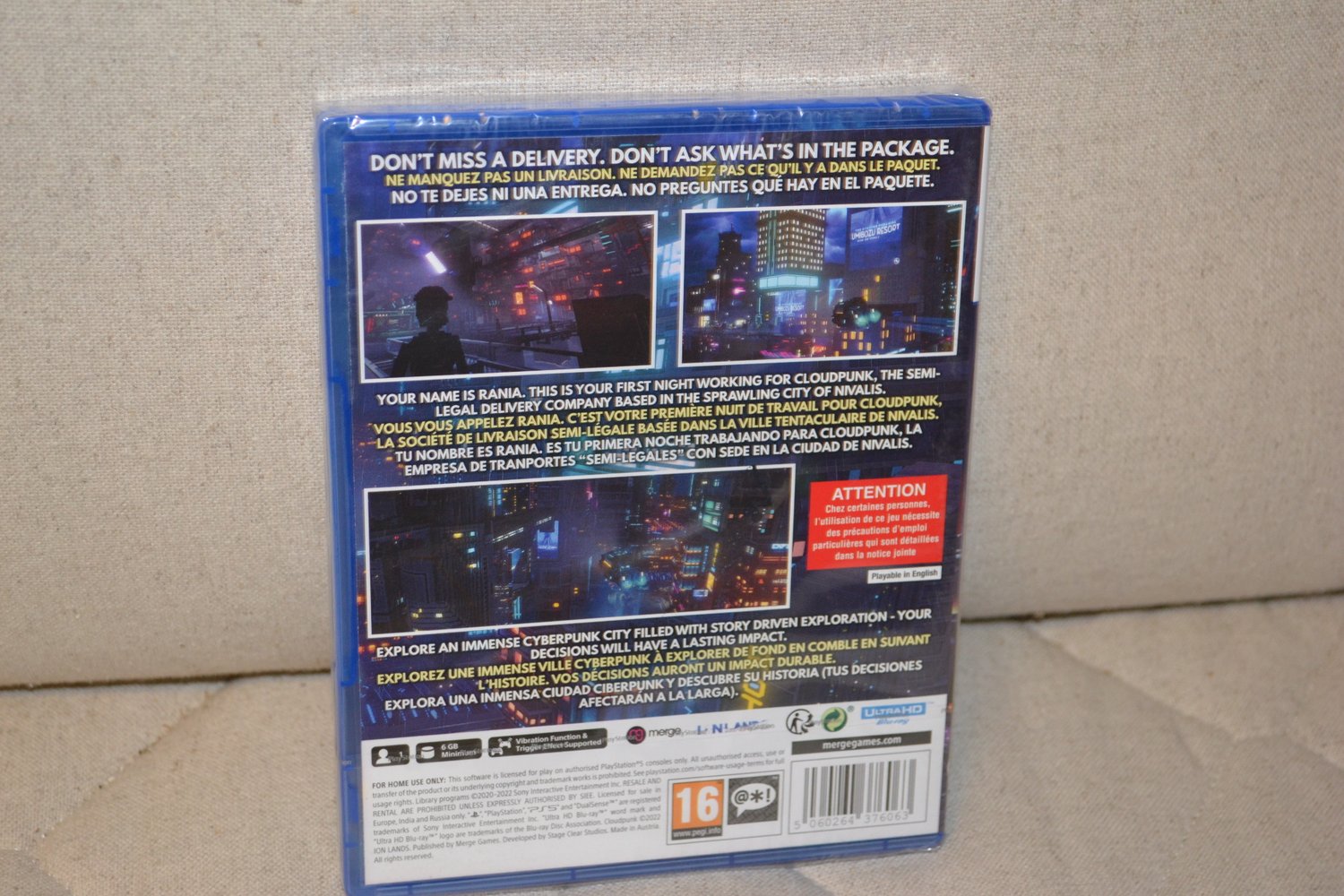 Cloudpunk PS5 Playstation 5 Ny