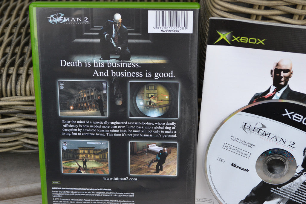 Hitman 2: Silent Assassin XBOX Komplett (Charity Pack) Fint Skick