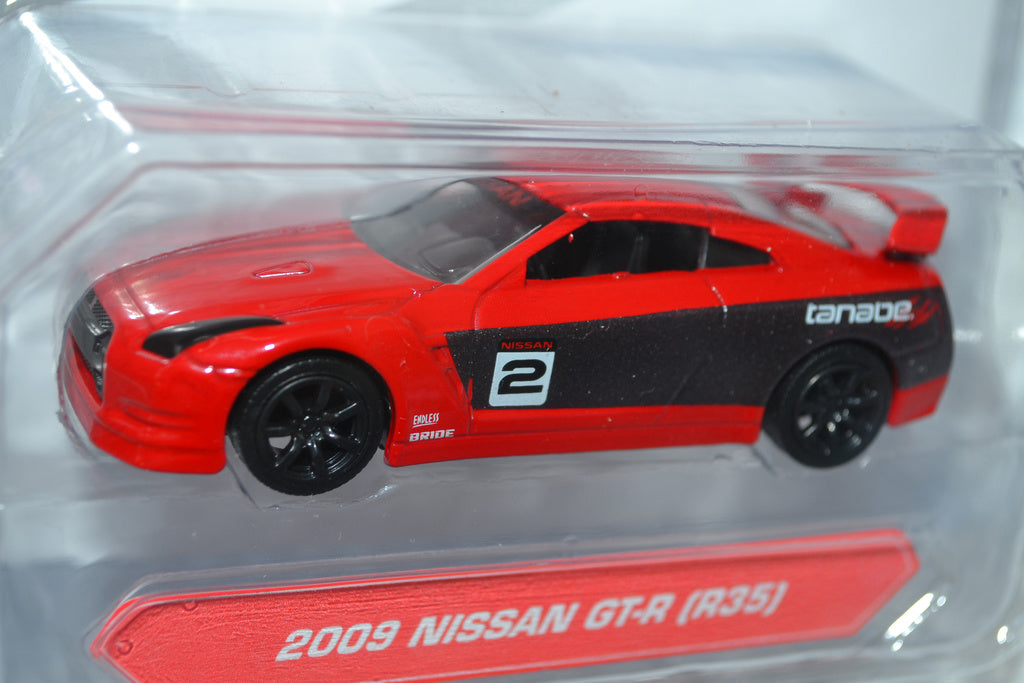 2009 Nissan GT-R (R35) Röd/Svart Racing 1:64 Jada Toys (JDM