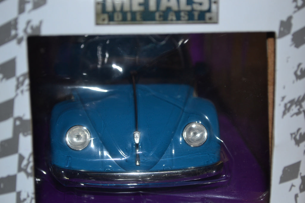Volkswagen Beetle Bubbla Blå/Vit 60-tal 1:24 JADA (Bigtime K