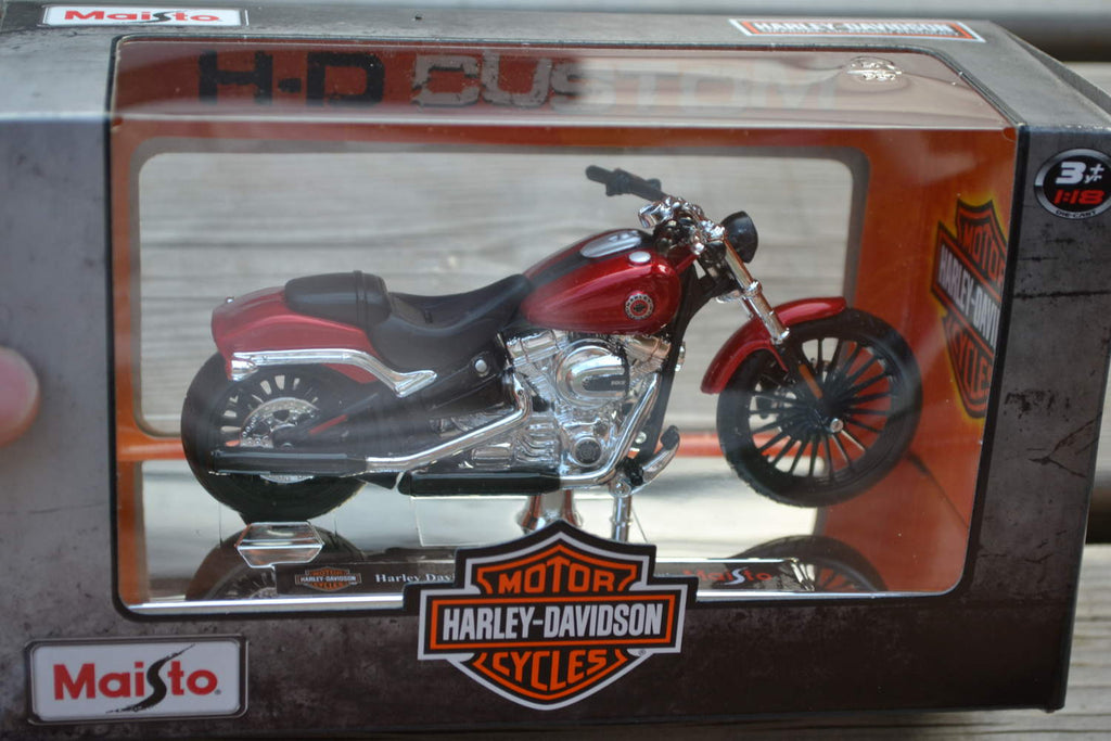 2016 Breakout Röd Harley Davidson 1:18 Maisto (Series 35) Ny