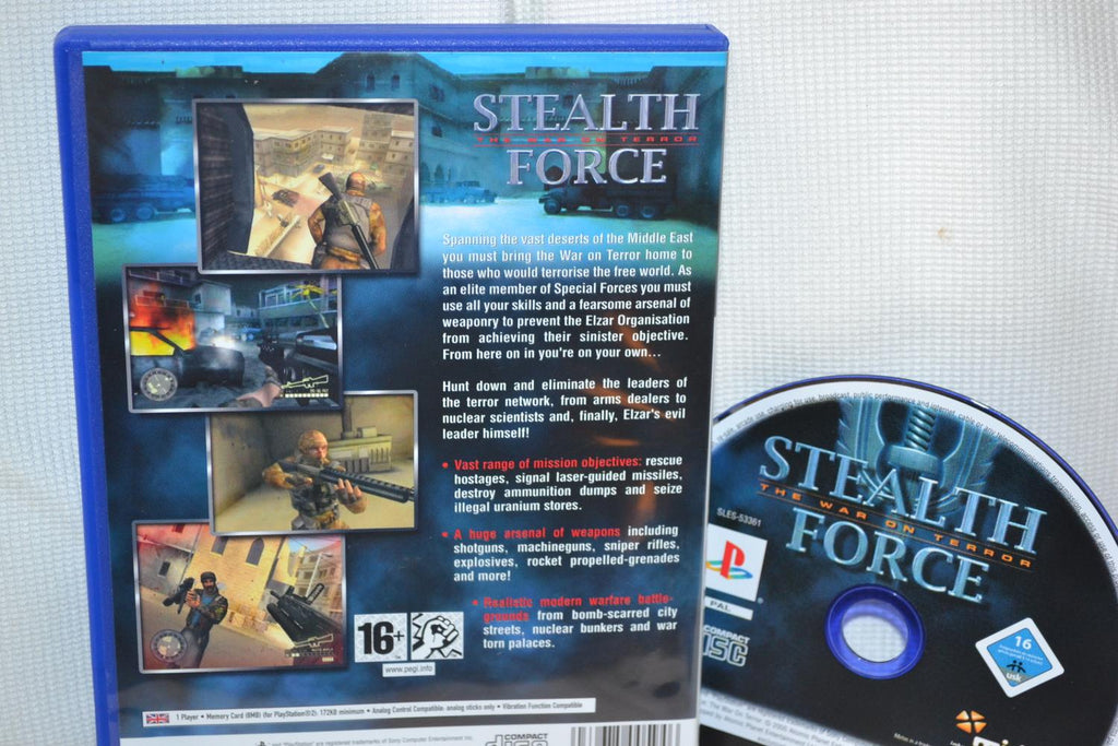 Stealth Force The War on Terror PS2 Playstation 2 (Utan manual) Fint Skick