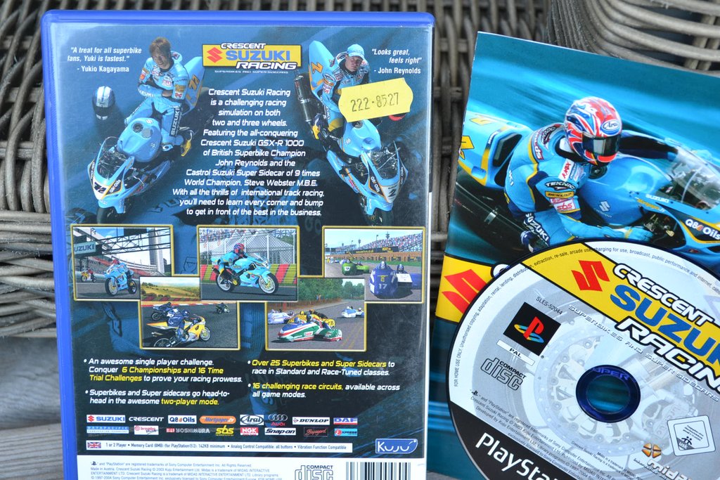 Crescent Suzuki Racing PS2 Playstation 2 Komplett Fint Skick