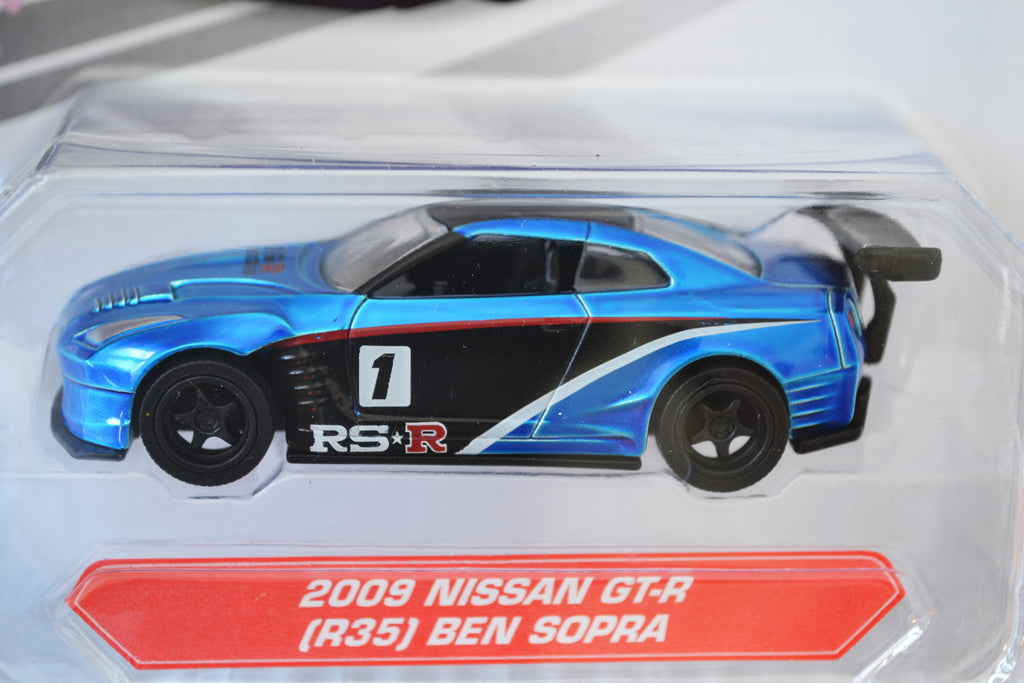 2009 Nissan GT-R (R35) Ben Sopra Racing Blå 1:64 Jada Toys (